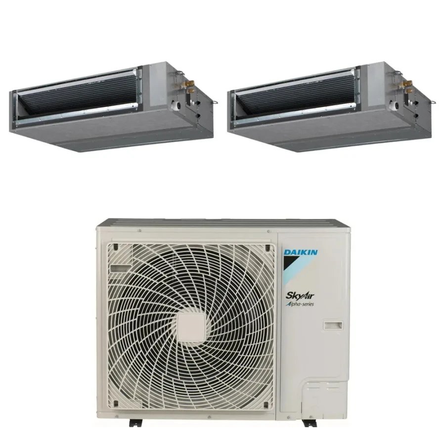 Pack Twin Daikin : 2 x FBA100A + groupe RZA200D
