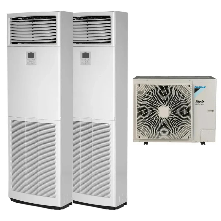 Pack Twin Daikin : 2 x FVA125A + groupe RZA250D