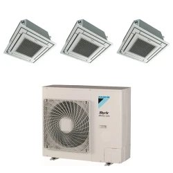 Pack Triple Daikin : 3 x FFA35A9 + groupe RZASG100MY