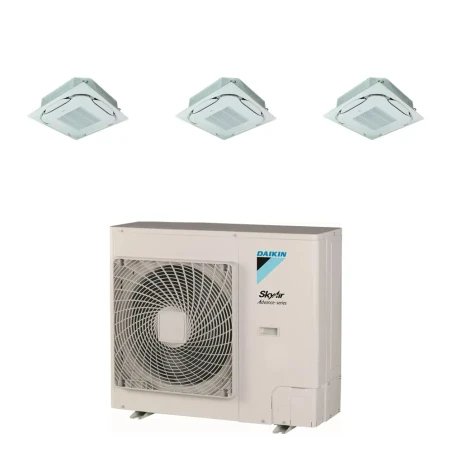 Pack Triple Daikin : 3 x FCAG35B + groupe RZASG100MY