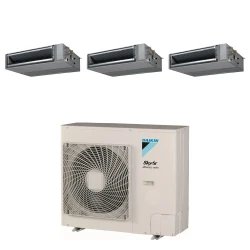 Pack Triple Daikin : 3 x FBA35A9 + groupe RZASG100MY
