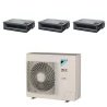 Pack Triple Daikin : 3 x FDXM35F9 + groupe RZASG100MY