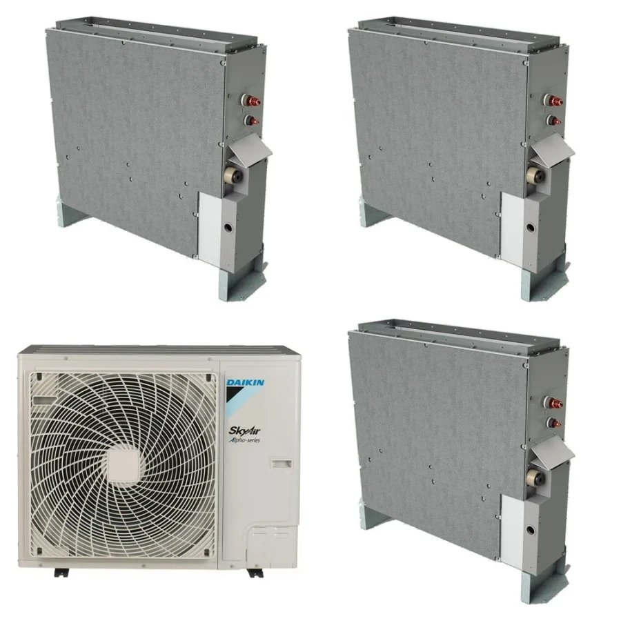 Pack Triple Daikin : 3 x FNA35A9 + groupe RZAG100NV1