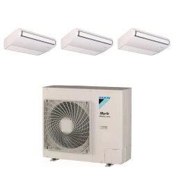 Pack Triple Daikin : 3 x FHA35A9 + groupe RZASG100MY