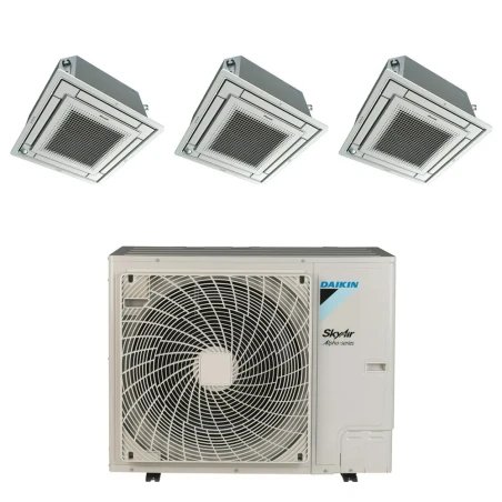 Pack Triple Daikin : 3 x FFA50A9 + groupe RZAG125NY1