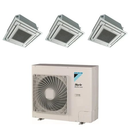 Pack Triple Daikin : 3 x FFA50A9 + groupe RZASG140MV