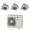 Pack Triple Daikin : 3 x FFA50A9 + groupe RZASG140MY