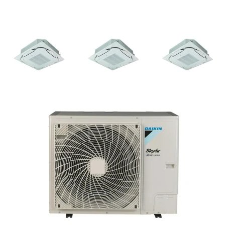 Pack Triple Daikin : 3 x FCAG50B + groupe RZAG125NV1