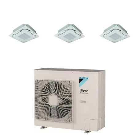 Pack Triple Daikin : 3 x FCAG50B + groupe RZASG125MY