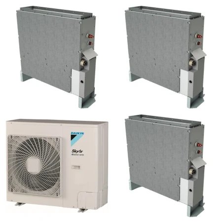 Pack Triple Daikin : 3 x FNA50A9 + groupe RZASG125MV