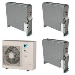 Pack Triple Daikin : 3 x FNA50A9 + groupe RZASG140MV