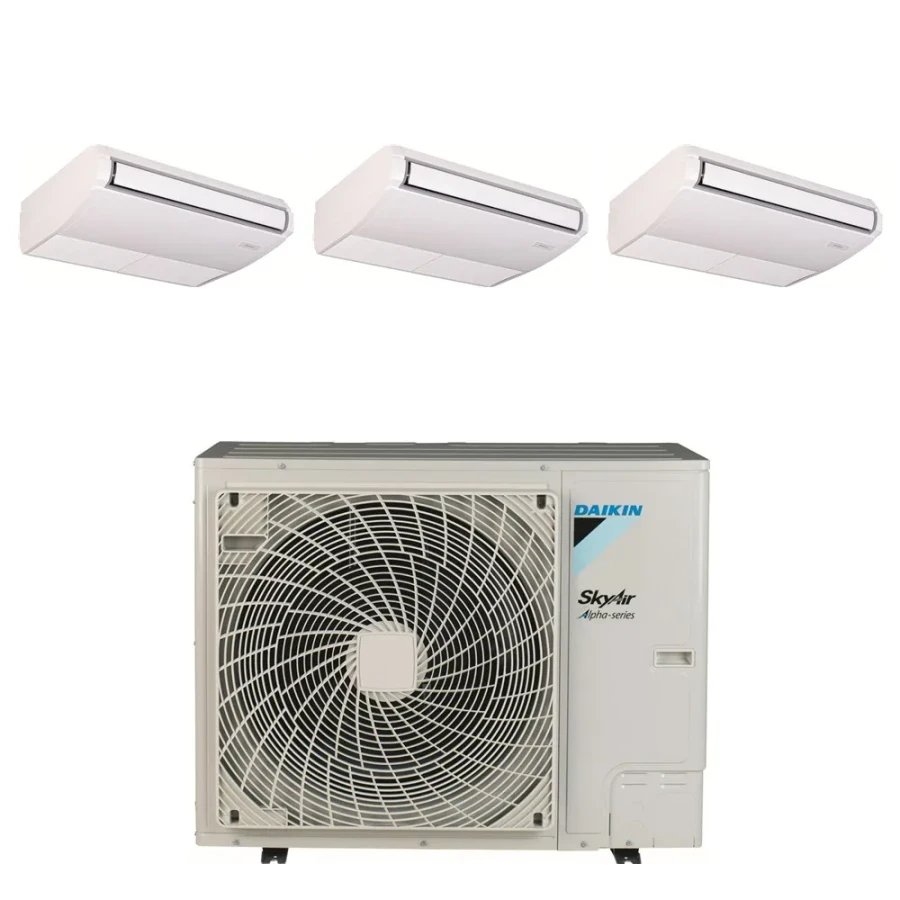 Pack Triple Daikin : 3 x FHA50A9 + groupe RZAG140NV1