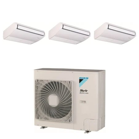 Pack Triple Daikin : 3 x FHA50A9 + groupe RZASG125MY