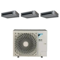 Pack Triple Daikin : 3 x FBA60A9 + groupe RZA200D