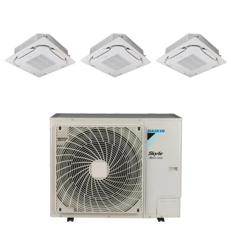 Pack Triple Daikin : 3 x FCAHG71H + groupe RZA250D
