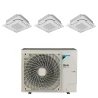 Pack Triple Daikin : 3 x FCAHG71H + groupe RZA250D