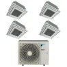Pack Double Twin Daikin : 4 x FFA35A9 + groupe RZAG140NV1