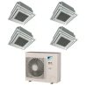Pack Double Twin Daikin : 4 x FFA35A9 + groupe RZASG140MV