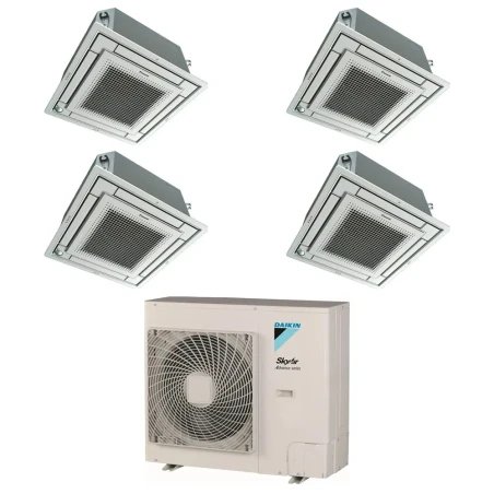 Pack Double Twin Daikin : 4 x FFA35A9 + groupe RZASG140MY
