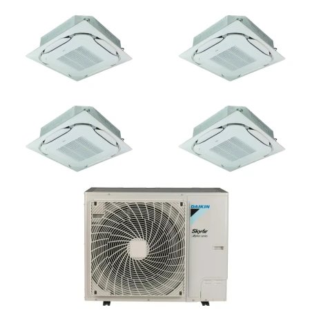 Pack Double Twin Daikin : 4 x FCAG35B + groupe RZAG140NY1