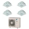 Pack Double Twin Daikin : 4 x FCAG35B + groupe RZASG125MY