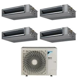 Pack Double Twin Daikin : 4 x FBA35A9 + groupe RZAG125NV1