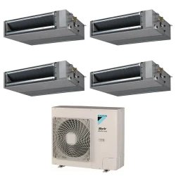 Pack Double Twin Daikin : 4 x FBA35A9 + groupe RZASG140MY