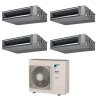 Pack Double Twin Daikin : 4 x FBA35A9 + groupe RZASG140MY