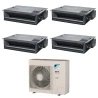 Pack Double Twin Daikin : 4 x FDXM35F9 + groupe RZASG125MY