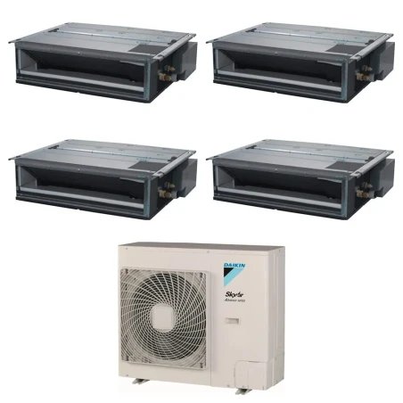 Pack Double Twin Daikin : 4 x FDXM35F9 + groupe RZASG140MY