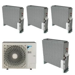 Pack Double Twin Daikin : 4 x FNA35A9 + groupe RZAG140NY1