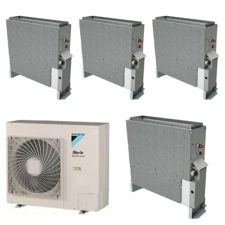 Pack Double Twin Daikin : 4 x FNA35A9 + groupe RZASG125MV