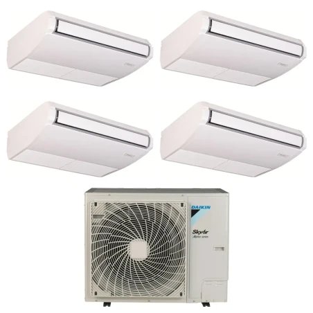 Pack Double Twin Daikin : 4 x FHA35A9 + groupe RZAG125NV1