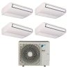 Pack Double Twin Daikin : 4 x FHA35A9 + groupe RZAG140NV1