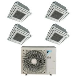 Pack Double Twin Daikin : 4 x FFA50A9 + groupe RZA200D