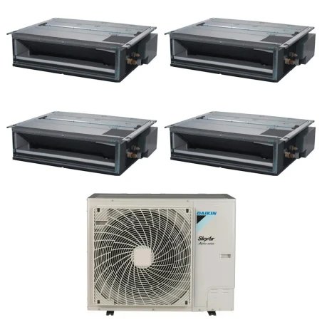 Pack Double Twin Daikin : 4 x FDXM50F9 + groupe RZA200D