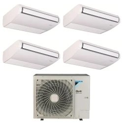 Pack Double Twin Daikin : 4 x FHA50A9 + groupe RZA200D