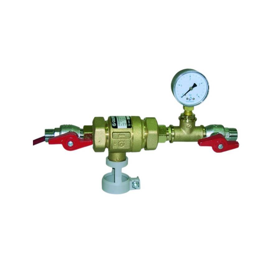 Kit alimentation d’eau avec disconnecteur 1/2" pour circuit de chauffage